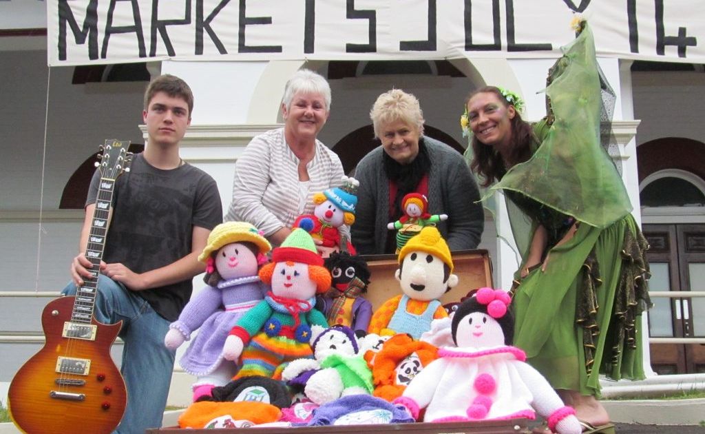 AICM student Kirt Schultz, market organiser Kerry Aitken and stallholders Julie Bennet and Tina Van are gearing up for a market day fundraiser under the AICM roof at Channon St, Saturday. AICM student Kirt Schultz, market organiser Kerry Aitken and stallholders Julie Bennet and Tina Van are gearing up for a market day fundraiser under the AICM roof at Channon St, Saturday.